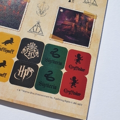 Caderno Colegial Harry Potter 80 folhas - Capa Gelo - Jandaia - Papelaria Te Vira Linda