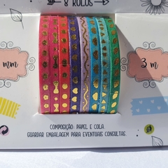 Washi Tape Slim - BRW - Papelaria Te Vira Linda