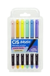 Brush Pen Aquarelável Tons Pastel 6 cores - CIS