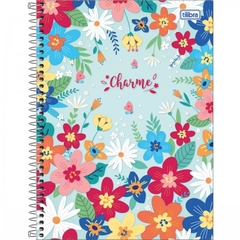 CADERNO CAPA DURA CHARME 10 MATÉRIAS - TILIBRA - comprar online