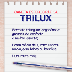 Imagem do CANETA ESFEROGRÁFICA TRILUX 032 MEDIA - AZUL - FABER-CASTELL