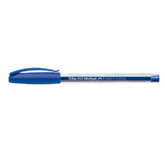 CANETA ESFEROGRÁFICA TRILUX 032 MEDIA - AZUL - FABER-CASTELL - Papelaria Te Vira Linda