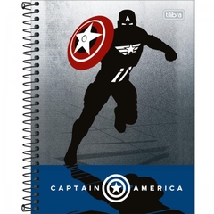 CADERNO COLEGIAL ESPIRAL 01MATÉRIA AVENGERS - TILIBRA - Papelaria Te Vira Linda