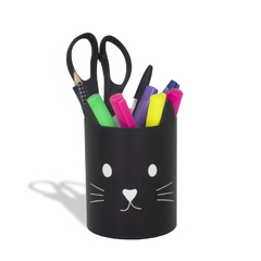 PORTA CANETA - GATO PRETO