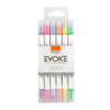 MARCADOR ARTÍSTICO EVOKE DUAL BRUSH PEN NEON - BRW