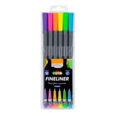 MARCADOR FINE LINER COR NEON - BRW