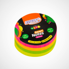 BLOCO SMART NOTES ROUND - NEON - BRW na internet