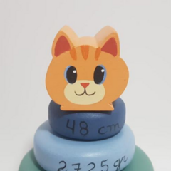 Gatinho com Dados do Bebê - comprar online