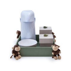 Kit Higiene Coleção Safári (Macaquinhos de Pelúcia)