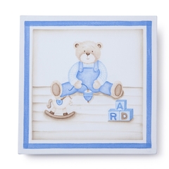 Quadro em Pintura Acrílica Coleção Urso (Brinquedos)