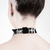 Choker Venus - Cuero Negro Mate - tienda online