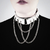 Choker Venus - Cuero Blanco