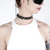 Choker Slim Genest - Vegan Negro mate