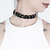 Choker Slim Genest - Cuero Negro mate