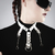 Choker Atenea - Cuero Blanco - comprar online