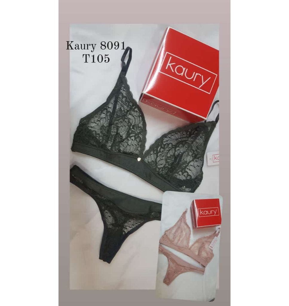 Conjunto discount kaury encaje