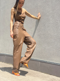 Calça Wide Leg - Kava Original Leather