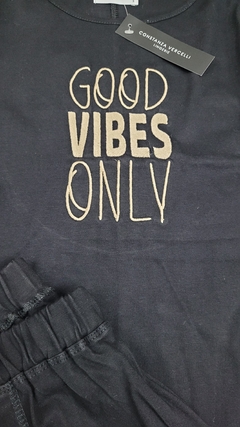 CONJUNTO/PIJAMA GOOD VIBES (ART. JB 100) - Gemma Íntima