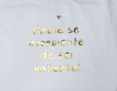 REMERA NADIE SE ARREPIENTE - comprar online