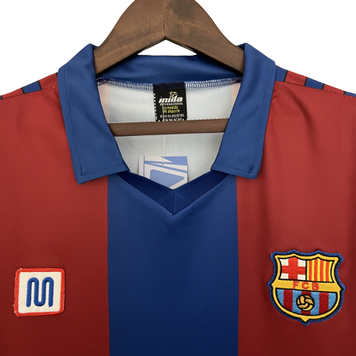 Camiseta Retro Barcelona Masculino - Home 80/82