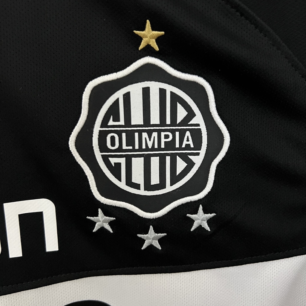 Camisa Clube Olimpia Away 23/24 sn° Torcedor Masculino - Preto