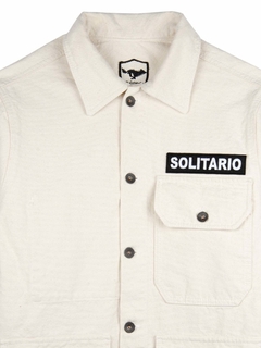 Solitario Worker Jacket - Color Ecru en internet