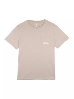 Remera El Solitario Lobo Beige - comprar online