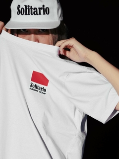 Remera El Solitario Racing Team - Blanco en internet