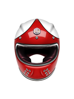 Casco GUANG® - Full Face Helmet Speedrun - Red & White