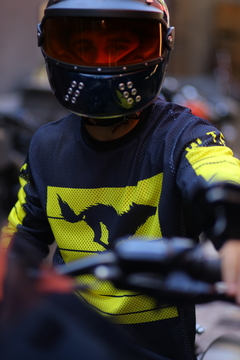 Camiseta El Solitario Racing Type 1 BMX Jersey - Negro en internet