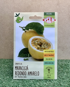 Sementes de Maracujá Redondo Amarelo 400mg