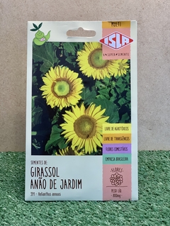 Sementes de Girassol Anão de Jardim 800mg