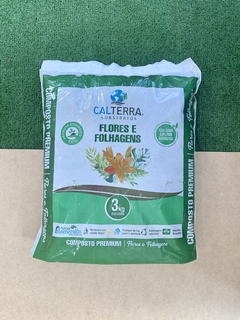 Substrato Composto Premium Flores e Folhagens Calterra 3kg