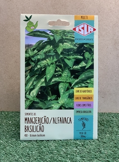 Sementes de Manjericão Alfavaca Basilicão 300mg