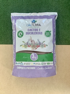 Substrato Composto Para Cactos e Suculentas Calterra 3kg