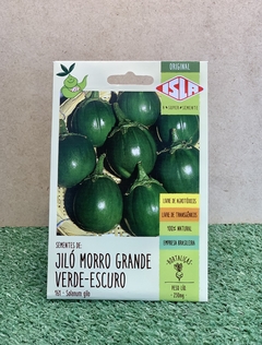 Sementes de Jiló Morro Grande Verde Escuro 250mg