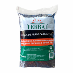 Casca de Arroz Carbonizada 4 litros Terral