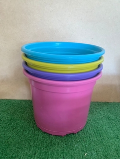 Kit com 3 Potes para Mudas 15 x 11 cm - Linha Candy