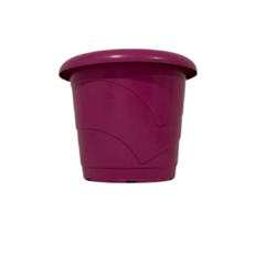 Kit com 2 unidades Vaso Redondo 26 cm x 25 cm Goyama - GARDEN PLACE