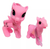 PONYS CON ACCESORIOS RULEROS MY HAPPY HORSE SET 4 L-20-3 FAYDI en internet