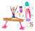 MUÑECA BARBIE GIMNASTA PLAYSET CON ACCESORIOS MATTEL GJM72- 6436