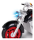 SONIC SHADOW MOTO RADIO CONTROL CON TURBO BOOST LUCES 64184 WABRO - tienda online