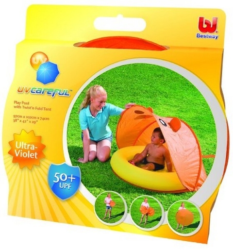 PILETA PARA BEBE CON TECHO BESTWAY