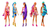 BARBIE COLOR REVEAL LOOKS DE MEZCLILLA 7062 MATTEL HNX04 - tienda online