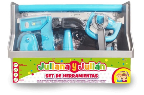 JULIANA Y JULIAN SET DE HERRAMIENTAS JUEGOS Y JUGUETES