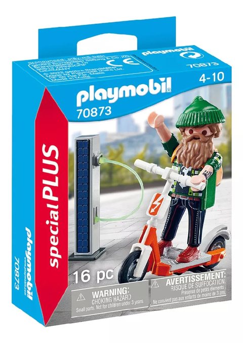 PLAYMOBIL SPECIAL PLUS HIPSTER CON SCOOTER INTEK 70873.