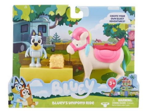 BLUEY UNICORNIO RIDE VULCANITA