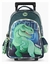 MOCHILA CARRO 18″ T-REX VERDE CON LUZ LED .