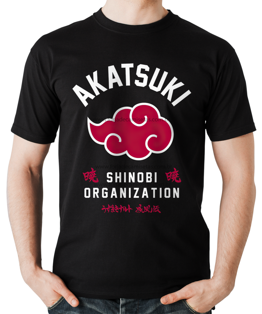 Camiseta akatsuki  Compre Produtos Personalizados no Elo7