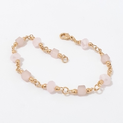 pulseira colorida rosa claro - comprar online